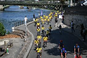 Tour de France dictation at the City Hall in Paris - FA