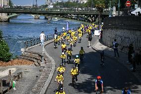Tour de France dictation at the City Hall in Paris - FA