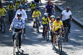 Tour de France dictation at the City Hall in Paris - FA