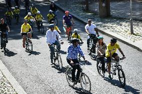Tour de France dictation at the City Hall in Paris - FA