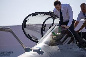 Marine Le Pen and Jordan Bardella Visits the International Paris Air Show - Le Bourget