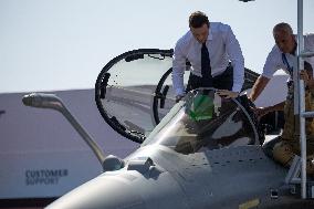 Marine Le Pen and Jordan Bardella Visits the International Paris Air Show - Le Bourget