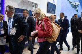 Marine Le Pen and Jordan Bardella Visits the International Paris Air Show - Le Bourget
