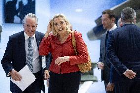 Marine Le Pen and Jordan Bardella Visits the International Paris Air Show - Le Bourget