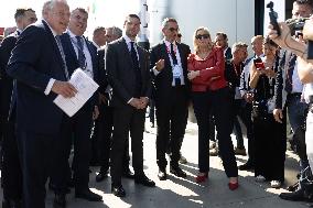 Marine Le Pen and Jordan Bardella Visits the International Paris Air Show - Le Bourget