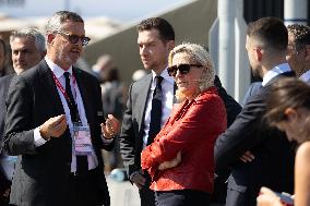 Marine Le Pen and Jordan Bardella Visits the International Paris Air Show - Le Bourget