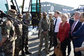 Marine Le Pen and Jordan Bardella Visits the International Paris Air Show - Le Bourget