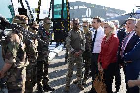 Marine Le Pen and Jordan Bardella Visits the International Paris Air Show - Le Bourget