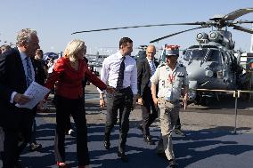 Marine Le Pen and Jordan Bardella Visits the International Paris Air Show - Le Bourget