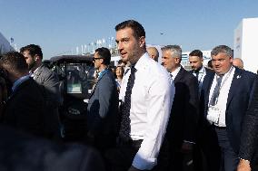 Marine Le Pen and Jordan Bardella Visits the International Paris Air Show - Le Bourget