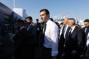 Marine Le Pen and Jordan Bardella Visits the International Paris Air Show - Le Bourget