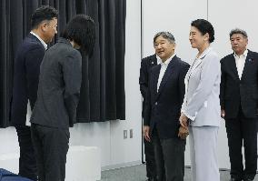 Japanese emperor, empress in Hiroshima