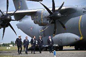 President Macron At Paris Air Show - Le Bourget