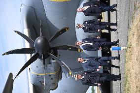 President Macron At Paris Air Show - Le Bourget