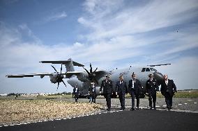 President Macron At Paris Air Show - Le Bourget
