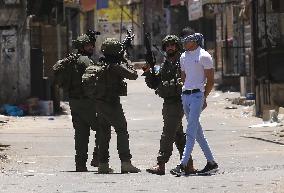 Israeli Forces Detain A Palestinian - West Bank