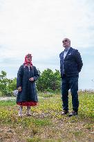 President of Estonia visited Kihnu island