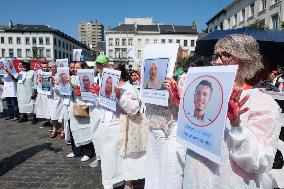 Health Workers Support Palestine in Brussels - Belgium