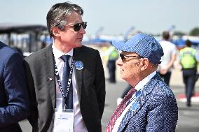 President Macron At Paris Air Show - Le Bourget