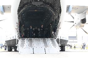 President Macron At Paris Air Show - Le Bourget
