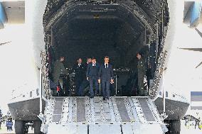President Macron At Paris Air Show - Le Bourget