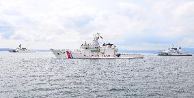 Japan-U.S.-Philippines rescue drill
