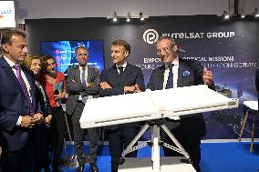 President Macron At Paris Air Show - Le Bourget