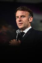 President Macron At Paris Air Show - Le Bourget