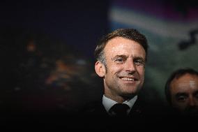 President Macron At Paris Air Show - Le Bourget
