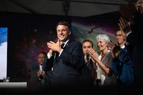President Macron At Paris Air Show - Le Bourget