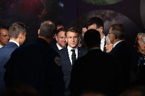 President Macron At Paris Air Show - Le Bourget