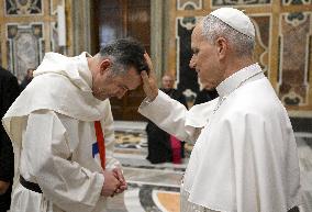 Pope Leo XIV Meets Franciscans and Trinitarians - Vatican