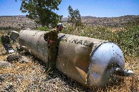 Iranian Ballistic Missile Remains - Israel