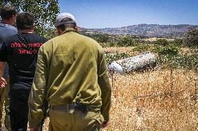 Iranian Ballistic Missile Remains - Israel