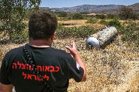Iranian Ballistic Missile Remains - Israel