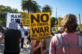 Protests Against War On Iran - LA