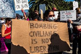 Protests Against War On Iran - LA
