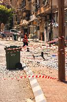 Aftermath Of Iranian Ballistic Missile Strike - Israel