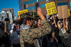 Protests Against War On Iran - LA