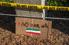 Protests Against War On Iran - LA