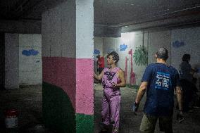 Atomic Shelter Preparations - Tel Aviv