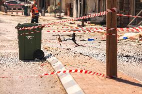 Aftermath Of Iranian Ballistic Missile Strike - Israel
