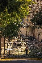 Aftermath Of Iranian Ballistic Missile Strike - Israel