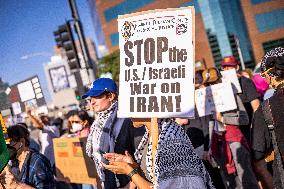Protests Against War On Iran - LA