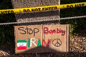 Protests Against War On Iran - LA