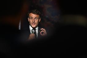 President Macron At Paris Air Show - Le Bourget