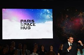 President Macron At Paris Air Show - Le Bourget