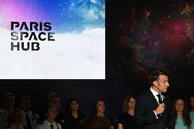 President Macron At Paris Air Show - Le Bourget