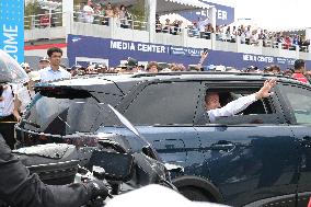President Macron At Paris Air Show - Le Bourget