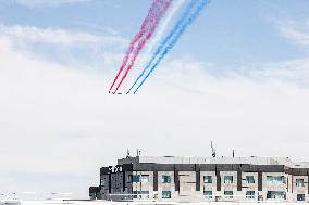 French Air Force Flies Over Paris Airport For 80th Anniversary - Paris